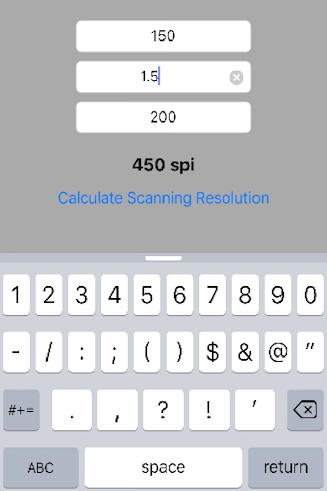 Halftone Scanning Resolution screenshot 2