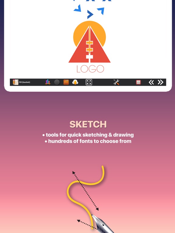 Logo & Design Creator - Make pro graphic designs, logos, flyers, icons, presentations & business cards screenshot