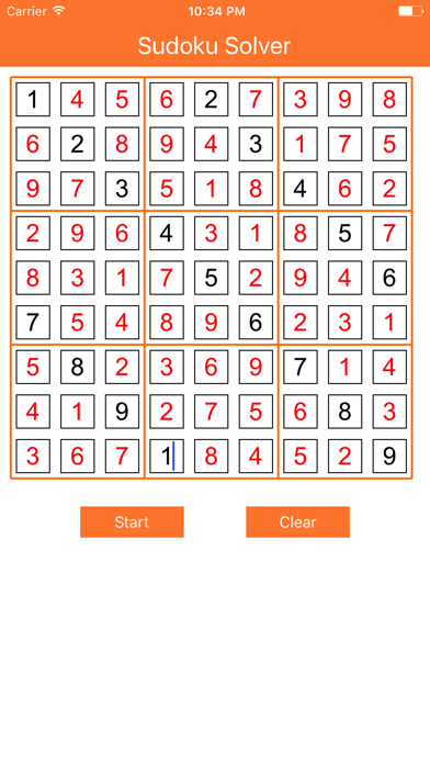 Sudoku Solver - End of Puzzle screenshot 2