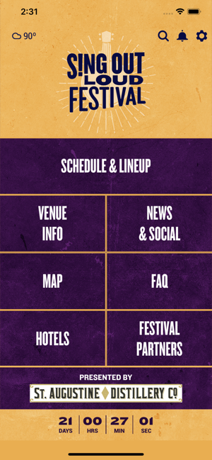 Sing Out Loud Festival App