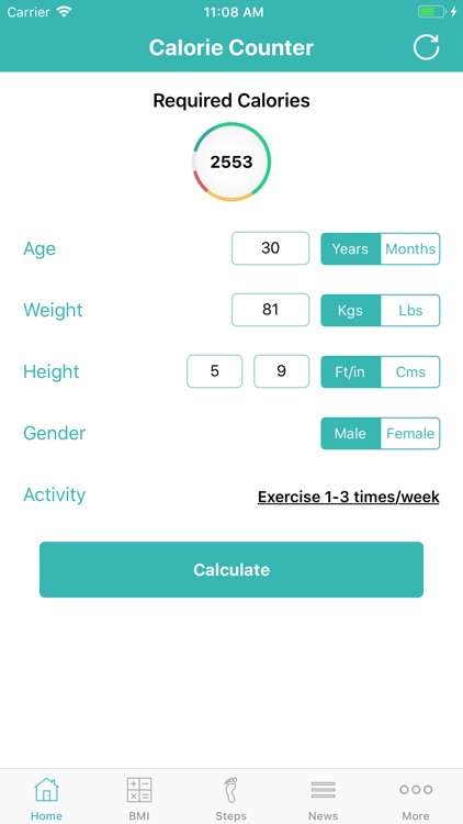 Calorie Counter - Daily Steps