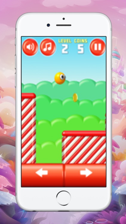 Jumping little yellow ball