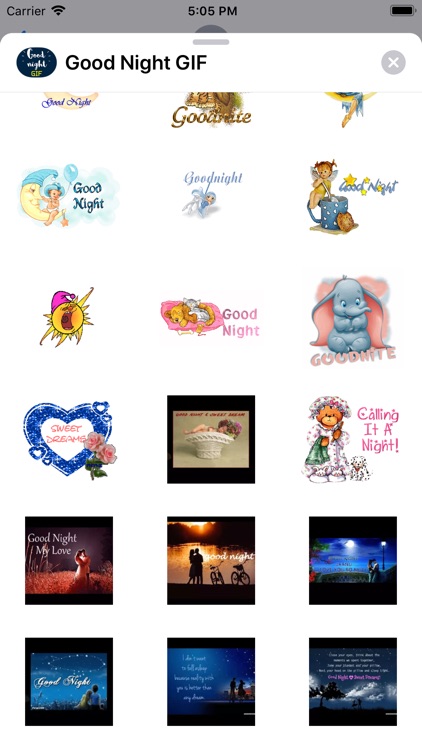 Good Night GIF Stickers