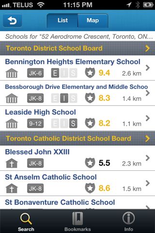 School Locator (GTA) screenshot 2