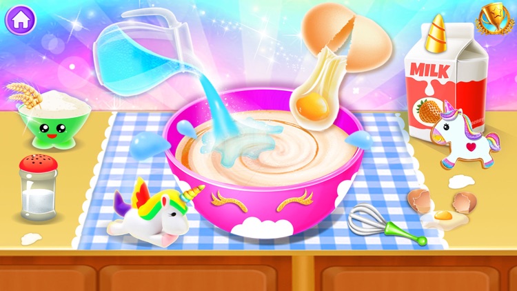 Unicorn Cake Maker Baking Game