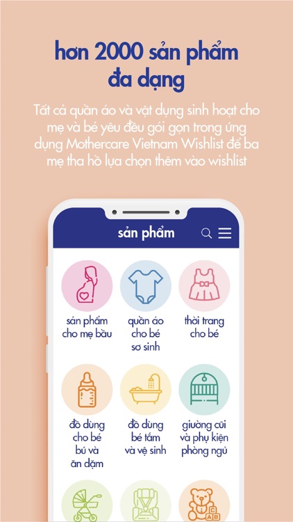 Mothercare Vietnam Wishlist