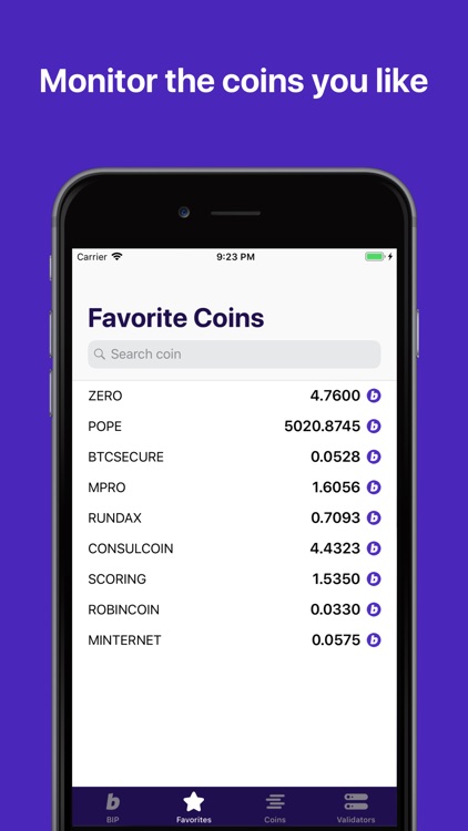 BIP Rate: Minter coins value