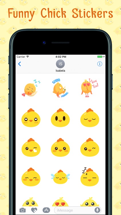 Funny Chick Stickers screenshot-3