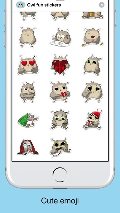 Owl emoji - Funny stickers screenshot 2