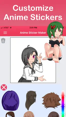 Game screenshot Anime Sticker Emoji Maker hack