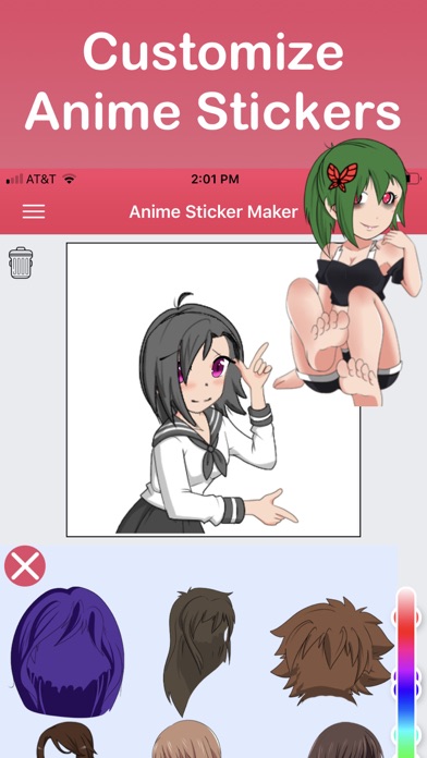 How to cancel & delete Anime Sticker Emoji Maker from iphone & ipad 3