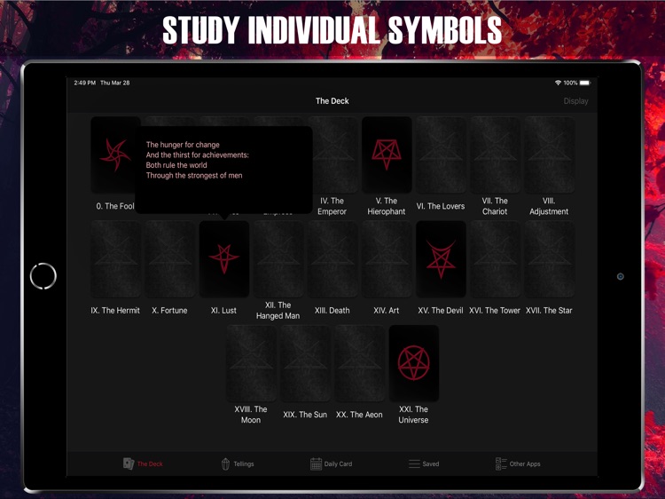 Satanic Tarot HD for damned screenshot-3