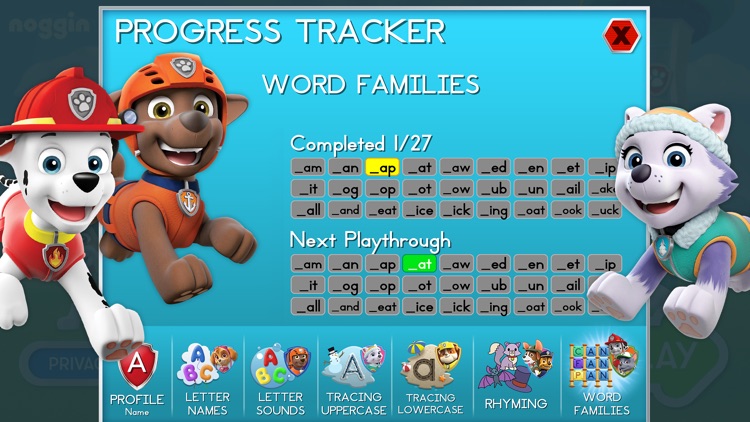 Paw Patrol: Alphabet Learning screenshot-4