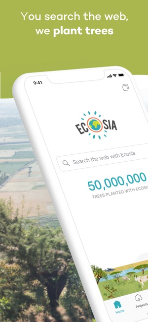 Ecosia On The App Store - iphone screenshots