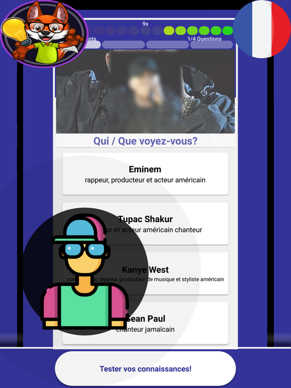 Screenshot #6 pour HipHop Quiz (français)