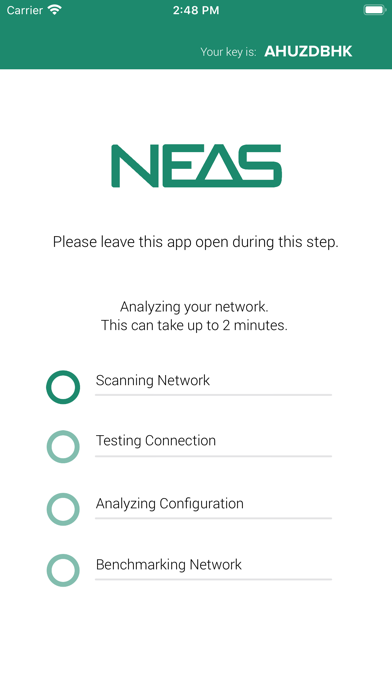 NEAS WiFi-hjelp screenshot 3