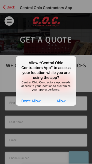 Central Ohio Contractors screenshot 2