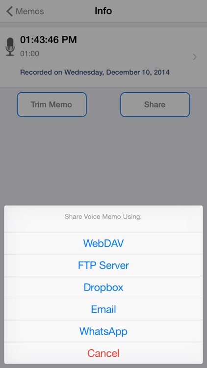 My Memos - The Voice Recorder screenshot-4