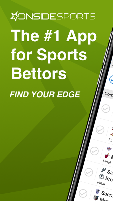 Onside Sports - Live Scores, Vegas Odds, Stats, Fantasy Betting and Picks screenshot