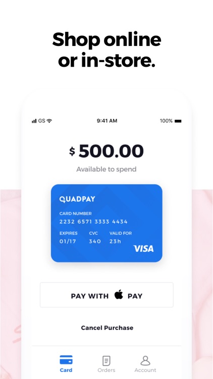 QuadPay: Any Store, Split in 4 screenshot-4