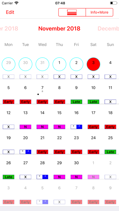 How to cancel & delete Roster-Calendar from iphone & ipad 1