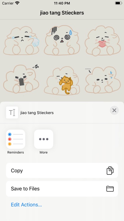 jiao tang Stickers