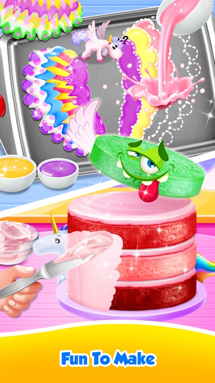 Unicorn Food - Rainbow Cake