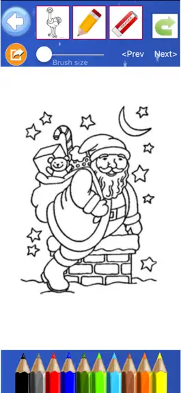 Game screenshot Christmas Santa Claus Coloring hack