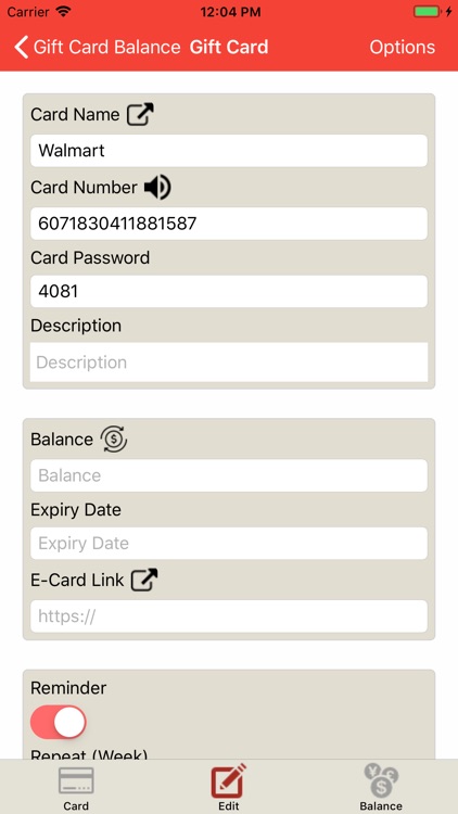Gift Card Balance (GCB) screenshot-6