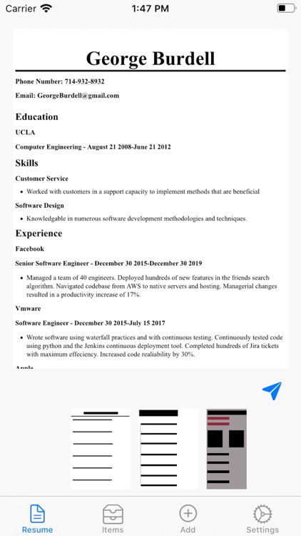 Resume Writer(Basic)