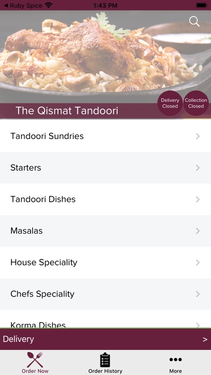 The Qismat Tandoori -IV30 1BA
