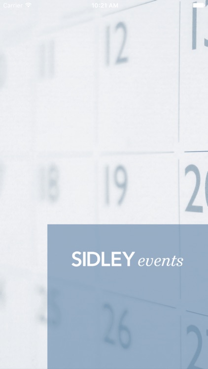 SIDLEY events