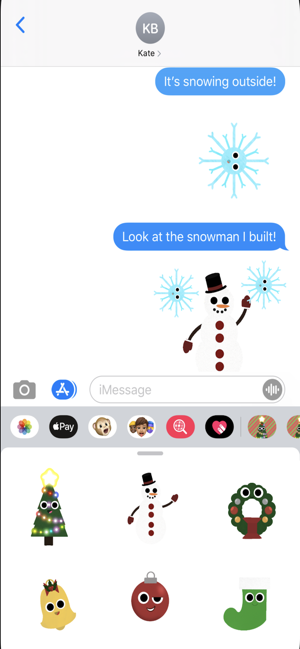 Winter Holiday Fun Stickers(圖3)-速報App