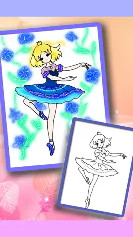 Game screenshot Bejoy Coloring Princess Fairy apk