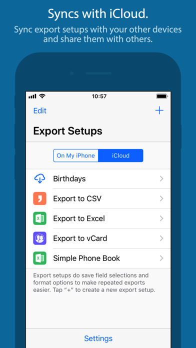 Exporter for Contacts Screenshot 4