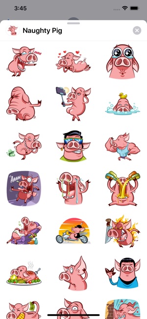 Naughty Pig Sticker Pack(圖1)-速報App