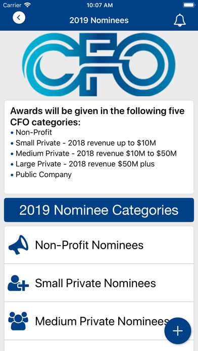CFO Awards screenshot 2