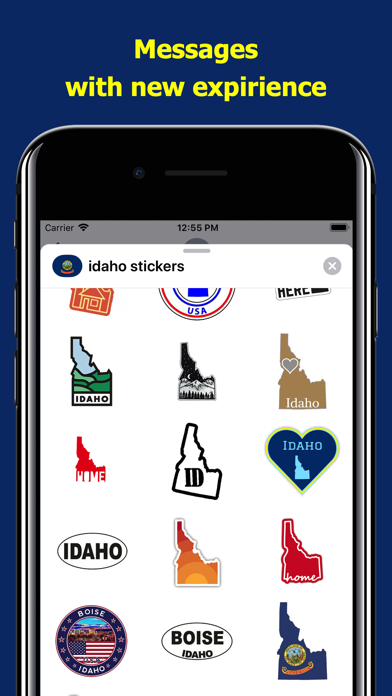 Idaho emoji - USA stickers screenshot 3