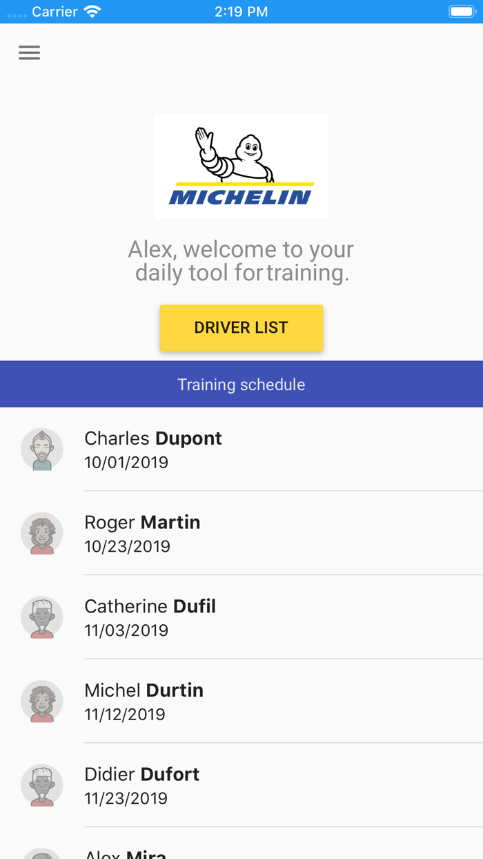 MyTraining App