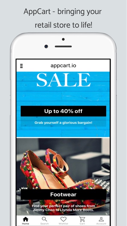 AppCart - retail apps to life!