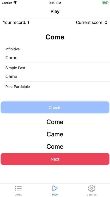 Eng Irregular Verbs screenshot-3