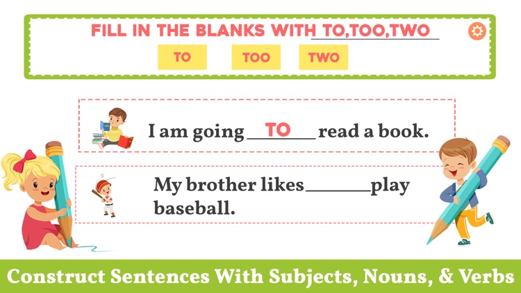 Kids Grammar and Vocabulary screenshot-3