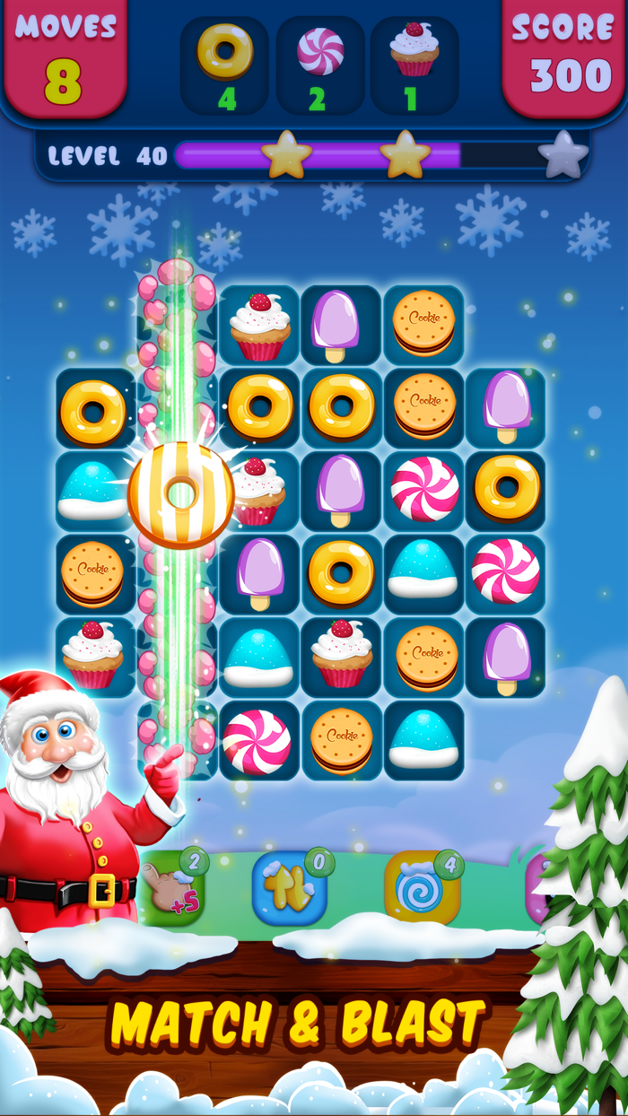Candy World - Christmas Games