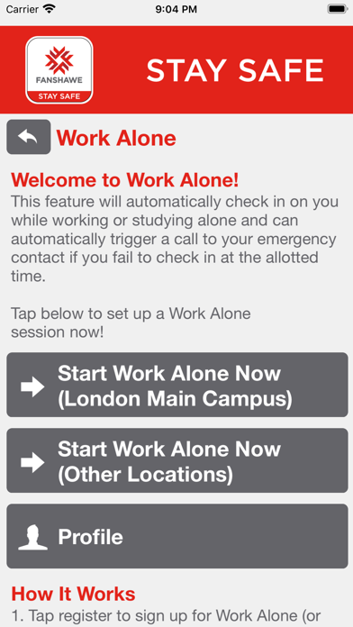 How to cancel & delete Stay Safe - Fanshawe College from iphone & ipad 4