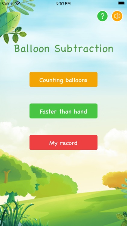 Balloon Subtraction
