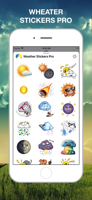 Weather Stickers Pro(圖4)-速報App