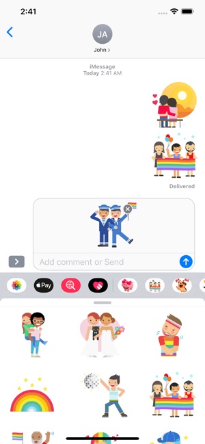 Pride Love LGBT Sticker Pack(圖2)-速報App