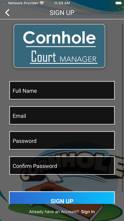 Cornhole Court Manager