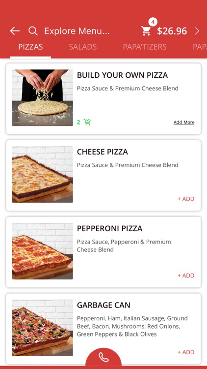 Papa Romanos Pizza screenshot-3