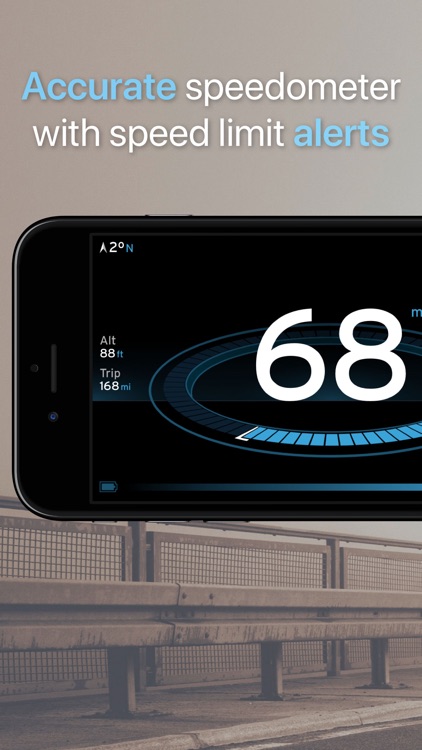 Speedometer One Speed Tracker+